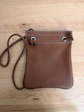 Barenia Faubourg Mini Aline fauve gold PHW crossbody pouch
